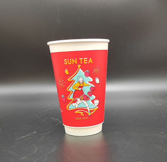 Custom Design Eco-Friendly Hot Drinking Paper Coffee Water Milk Beverage Disposable Cups 
